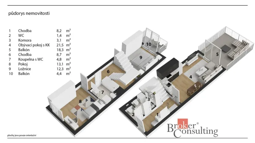 Prodej bytu 3+kk, Pardubice - Zelené Předměstí, Rokycanova, 73 m2
