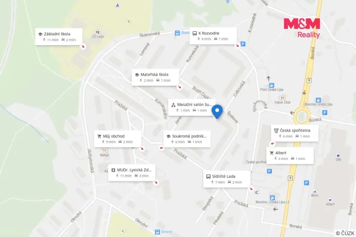 Prodej bytu 3+1, Česká Lípa, Bratří Čapků, 66 m2