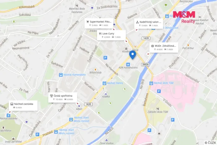 Prodej bytu 4+1, Náchod, Pražská, 56 m2