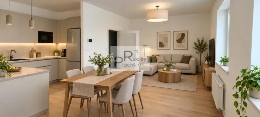 Prodej bytu 2+kk, Hevlín, 54 m2