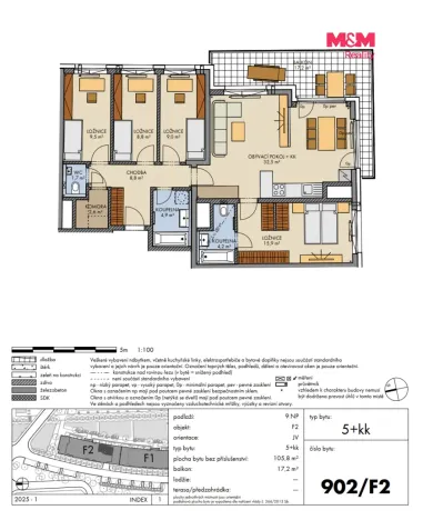 Prodej bytu 5+kk, Praha, Bartůňkova, 106 m2