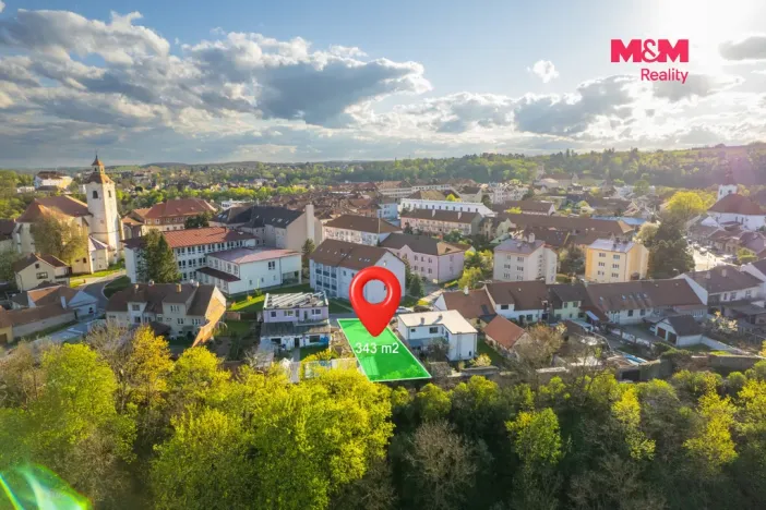 Prodej pozemku pro bydlení, Moravský Krumlov, Palackého, 343 m2
