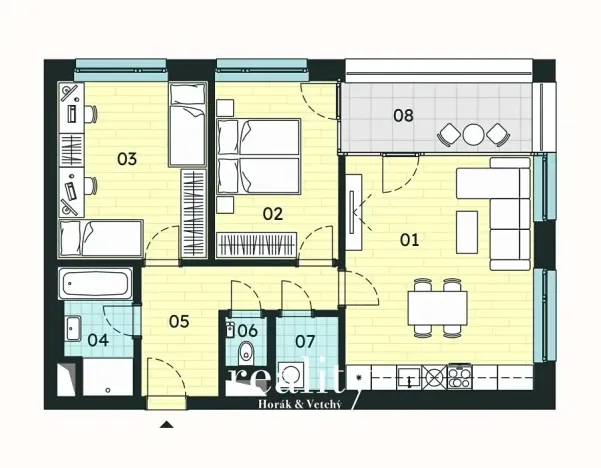 Prodej bytu 3+kk, Znojmo, 70 m2