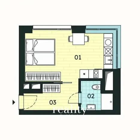 Prodej bytu 1+kk, Znojmo, 29 m2