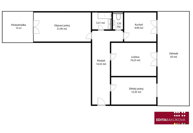 Prodej bytu 3+1, Olomouc, Mošnerova, 81 m2