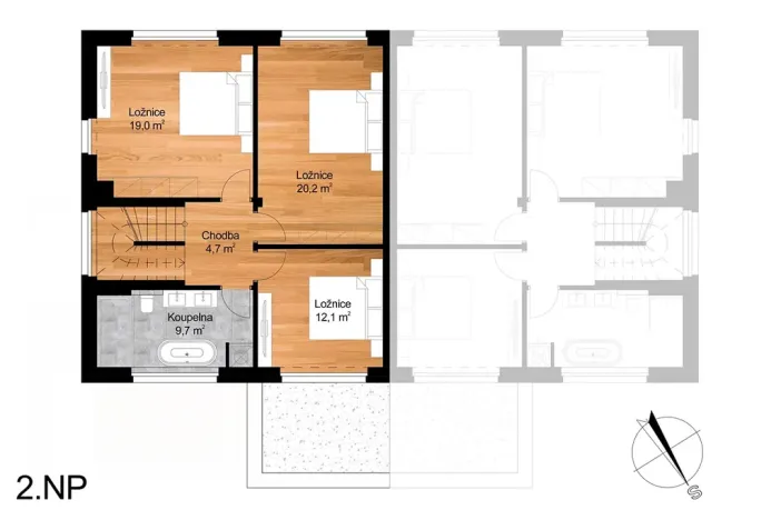 Prodej rodinného domu, Praha - Horní Počernice, Bříšťanská, 218 m2