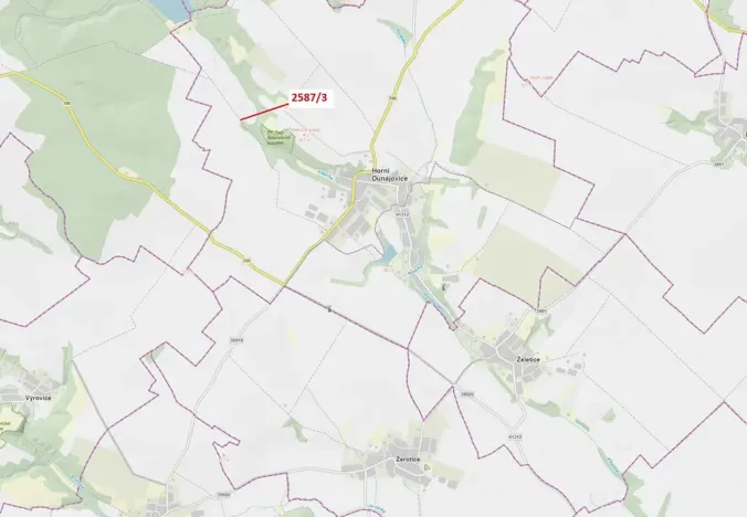 Dražba lesa, Horní Dunajovice, 77 m2