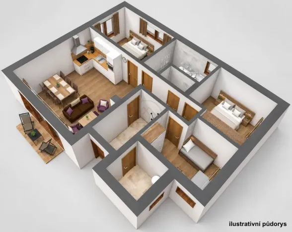 Prodej rodinného domu, Lipno nad Vltavou, 110 m2