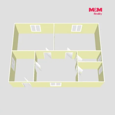 Pronájem bytu 2+1, Ústí nad Labem - Ústí nad Labem-centrum, Stará, 55 m2
