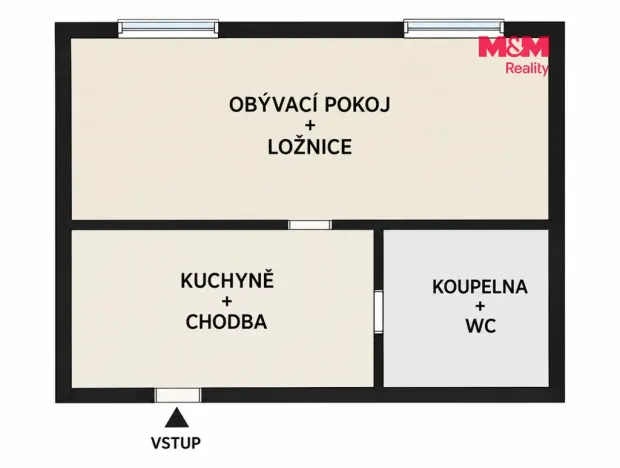 Prodej bytu 1+1, Kojetín - Kojetín I-Město, Polní, 27 m2