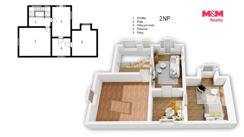 Prodej rodinného domu, Skryje, 182 m2