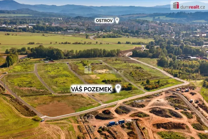 Prodej pozemku pro bydlení, Ostrov - Kfely, 550 m2