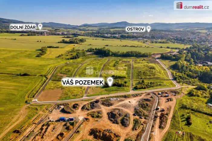 Prodej pozemku pro bydlení, Ostrov - Kfely, 550 m2
