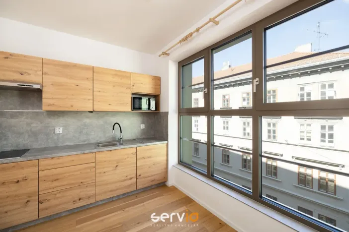 Pronájem bytu 1+kk, Brno, Bratislavská, 23 m2