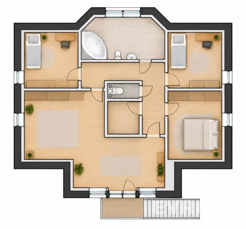 Pronájem bytu 4+kk, Lánov - Prostřední Lánov, 90 m2