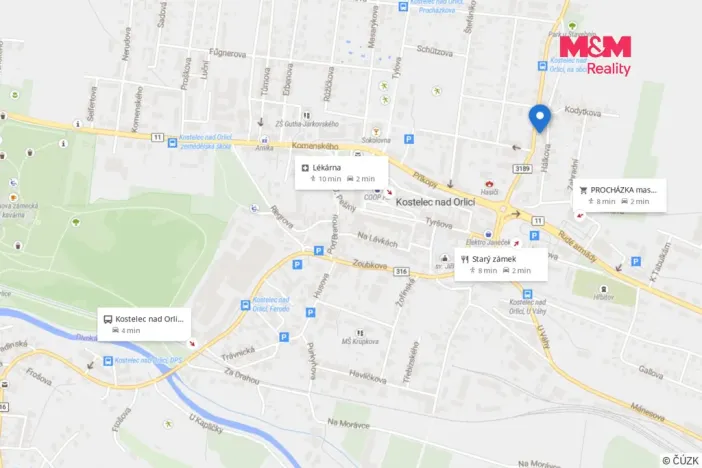 Pronájem bytu 2+kk, Kostelec nad Orlicí, Pelclova, 65 m2