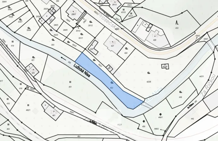 Prodej louky, Jablonec nad Nisou - Proseč nad Nisou, 912 m2