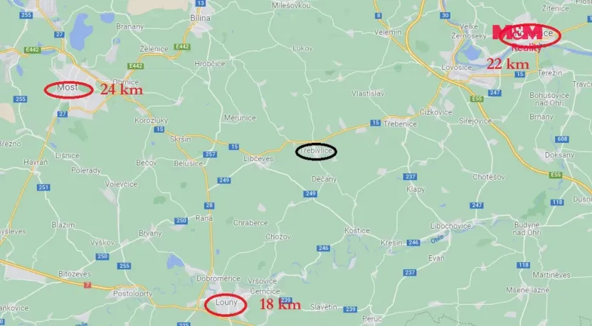 Prodej pozemku pro bydlení, Třebívlice, 1128 m2