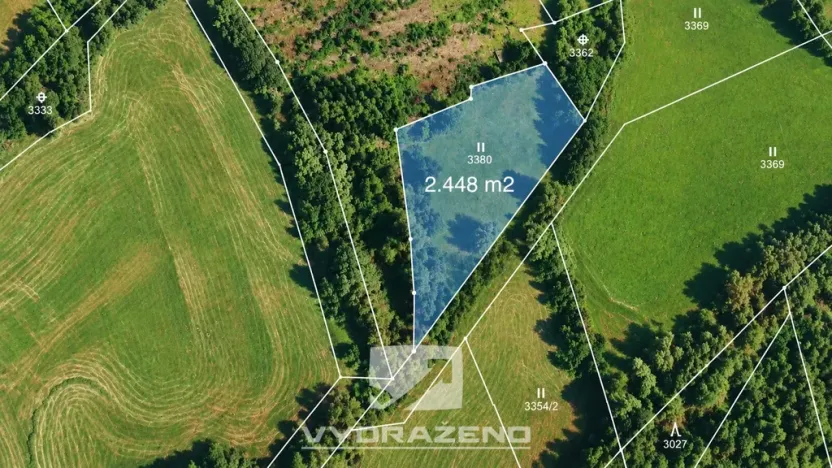 Prodej louky, Příkrý - Škodějov, 2448 m2