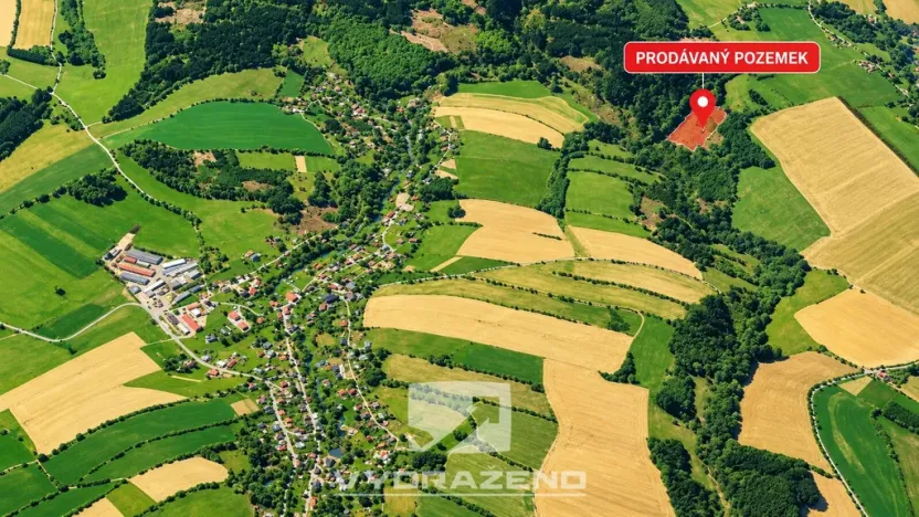 Prodej pole, Příkrý - Škodějov, 2448 m2