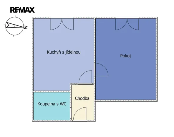Pronájem bytu 1+1, Svitavy, Bratří Čapků, 36 m2