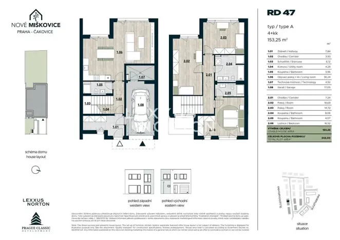 Prodej rodinného domu, Praha - Miškovice, Polabská, 153 m2