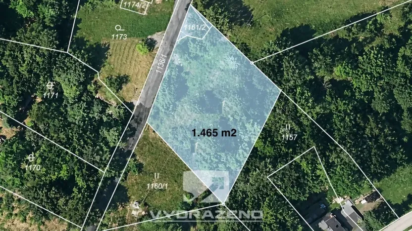 Prodej pole, Liberec, 1465 m2
