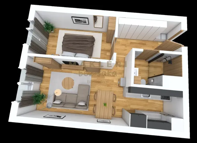 Prodej bytu 2+kk, Praha, Gregorova, 48 m2