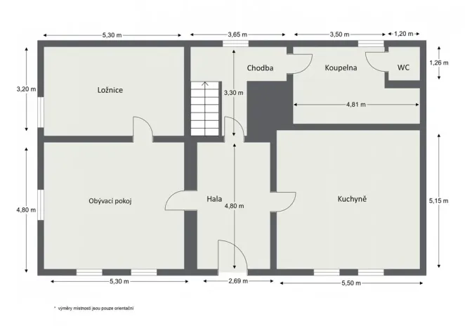 Prodej rodinného domu, Žáky, 106 m2