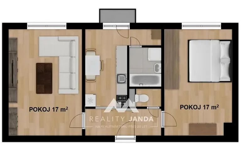 Prodej bytu 2+1, Blansko, Čapkova, 59 m2