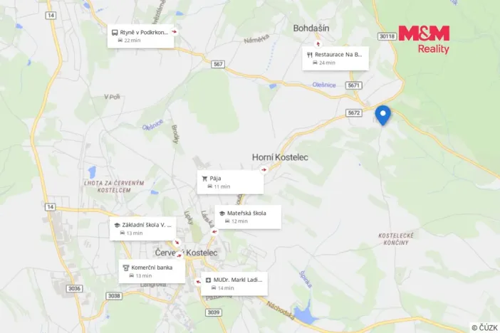 Prodej rodinného domu, Červený Kostelec - Horní Kostelec, 140 m2