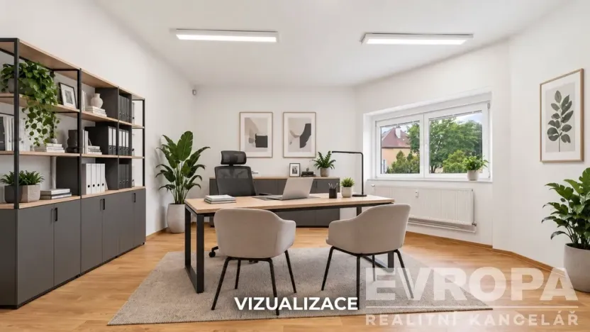 Pronájem kanceláře, Rokycany - Plzeňské Předměstí, Litohlavská, 150 m2