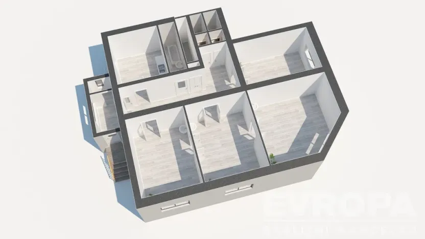 Pronájem kanceláře, Rokycany - Plzeňské Předměstí, Litohlavská, 150 m2