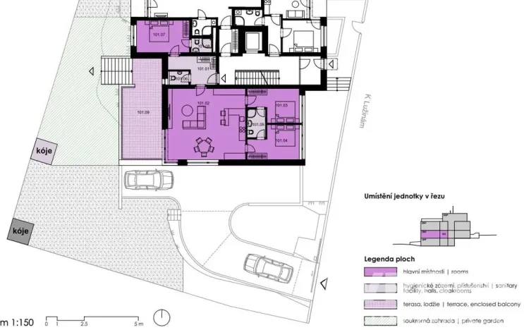 Prodej bytu 4+kk, Praha - Stodůlky, K Lužinám, 149 m2