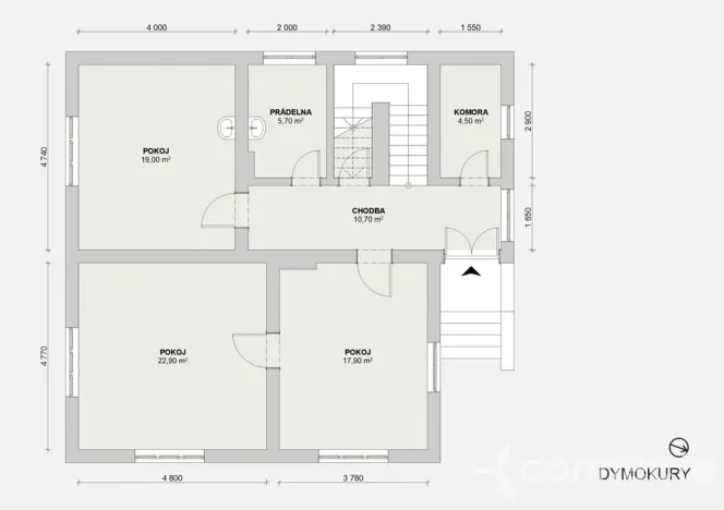 Prodej rodinného domu, Dymokury, Osvobození, 63 m2