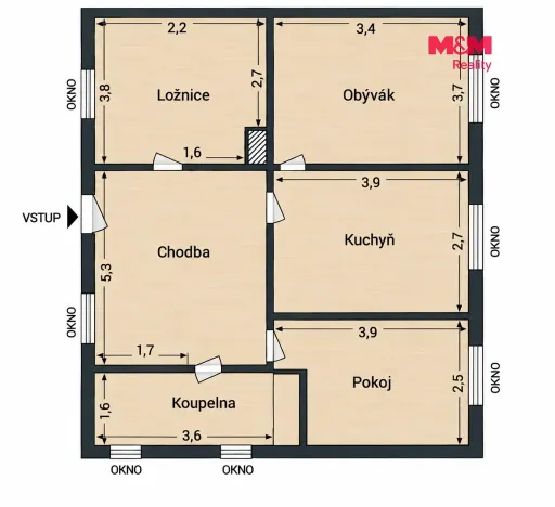 Prodej rodinného domu, Chotusice, 200 m2