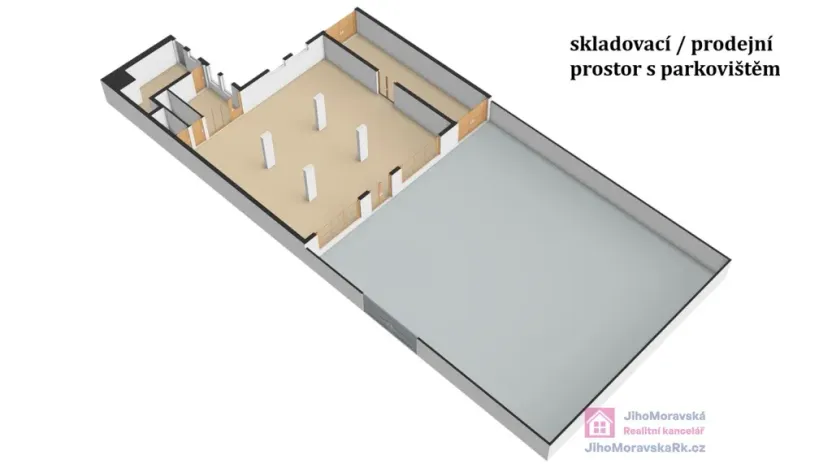 Prodej obchodního prostoru, Březí, Hlavní, 639 m2