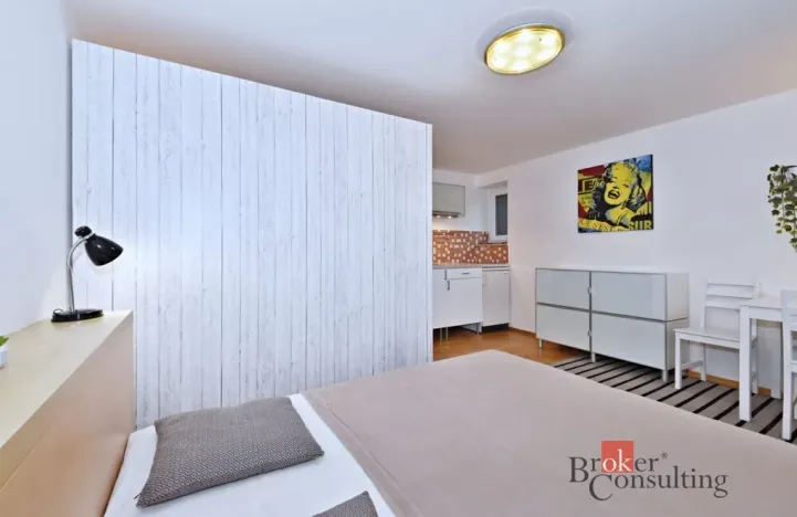 Pronájem bytu 1+kk, Praha - Libeň, Na dlážděnce, 25 m2