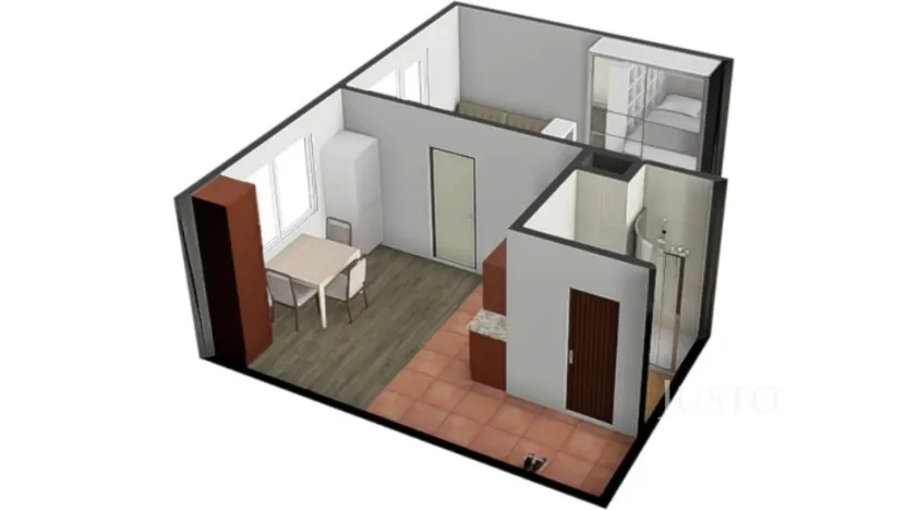 Pronájem bytu 1+1, Písek - Budějovické Předměstí, třída Přátelství, 38 m2