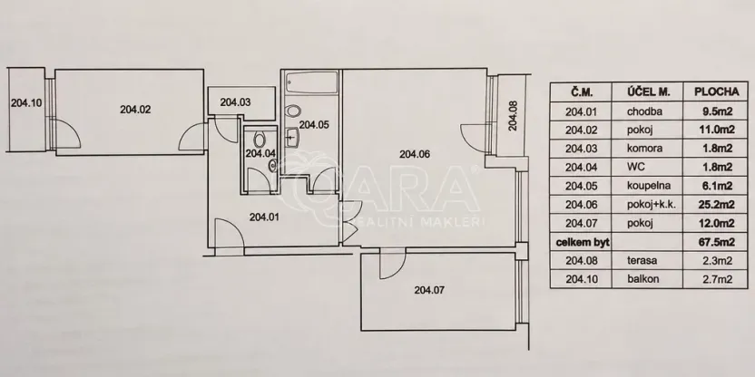 Pronájem bytu 3+kk, Praha - Libeň, U svobodárny, 67 m2