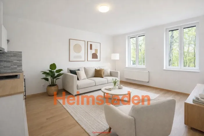 Pronájem bytu 2+kk, Ostrava - Kunčičky, Výhradní, 44 m2