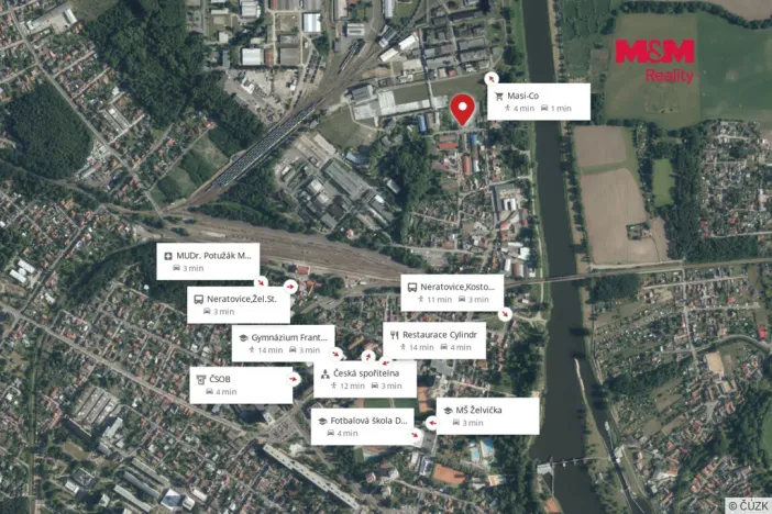 Pronájem bytu 2+kk, Neratovice, Jedová, 43 m2