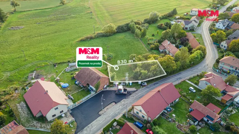 Prodej pozemku pro bydlení, Dobříkov - Rzy, 830 m2