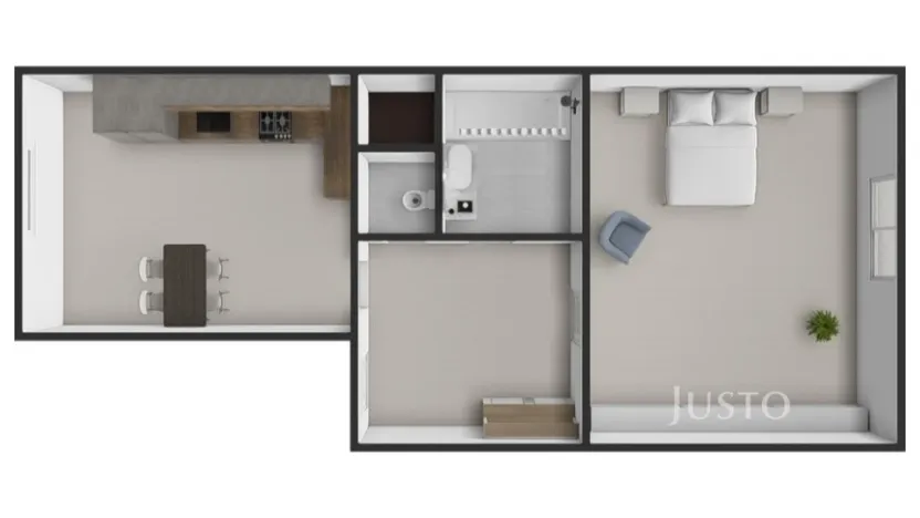Pronájem bytu 1+1, Praha - Strašnice, Kounická, 49 m2