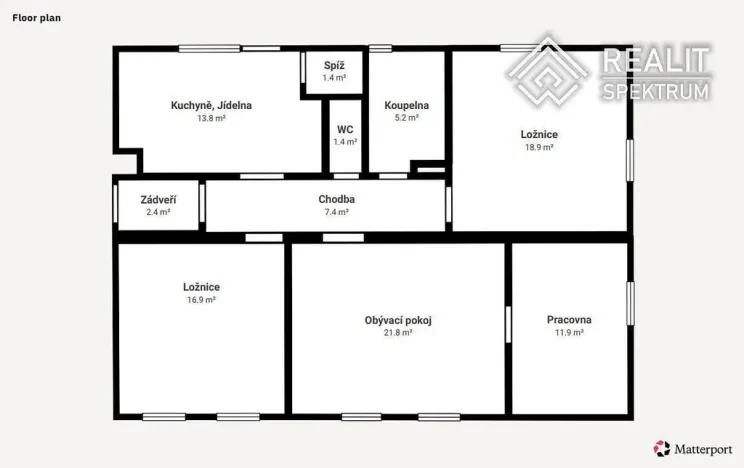 Prodej bytu 4+1, Lanškroun - Ostrovské Předměstí, Kollárova, 113 m2