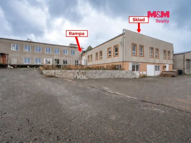 Pronájem skladu, Miličín, 850 m2