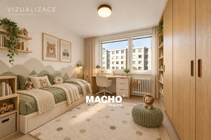 Pronájem bytu 3+kk, Praha - Modřany, Poljanovova, 65 m2
