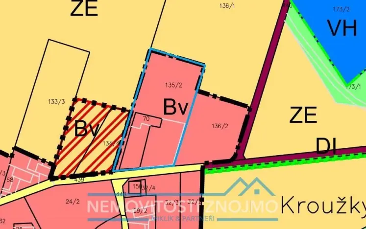 Prodej pozemku pro bydlení, Bojanovice, 3704 m2