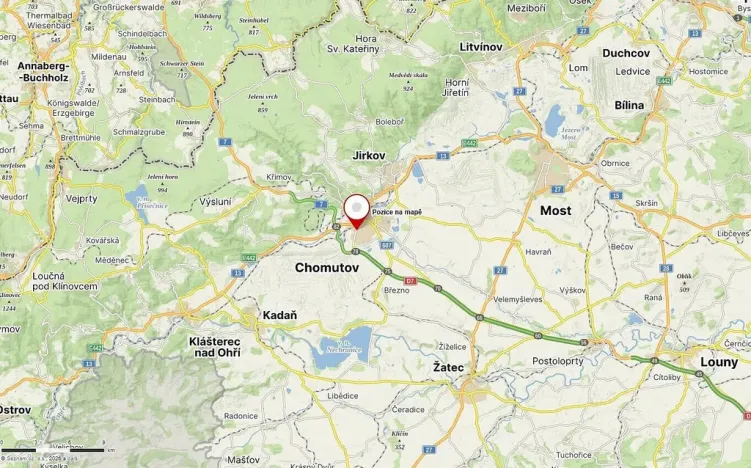 Prodej pozemku, Chomutov, 605 m2