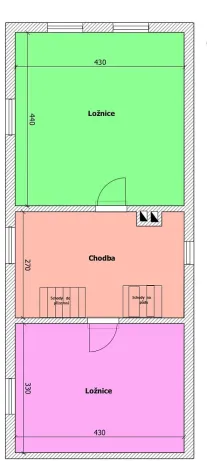 Prodej rodinného domu, Kamenná - Klažary, 85 m2